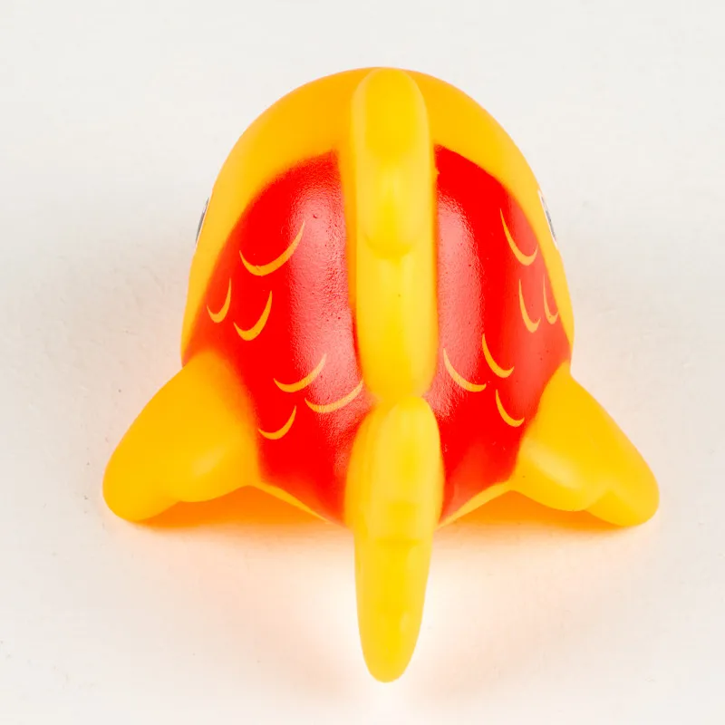 1pcs Clown fish Rubber Swimming Pool Water Toy Baby Bath Toys Aquatic creatures Girl Boy Gift Rubber Race Fish Floating