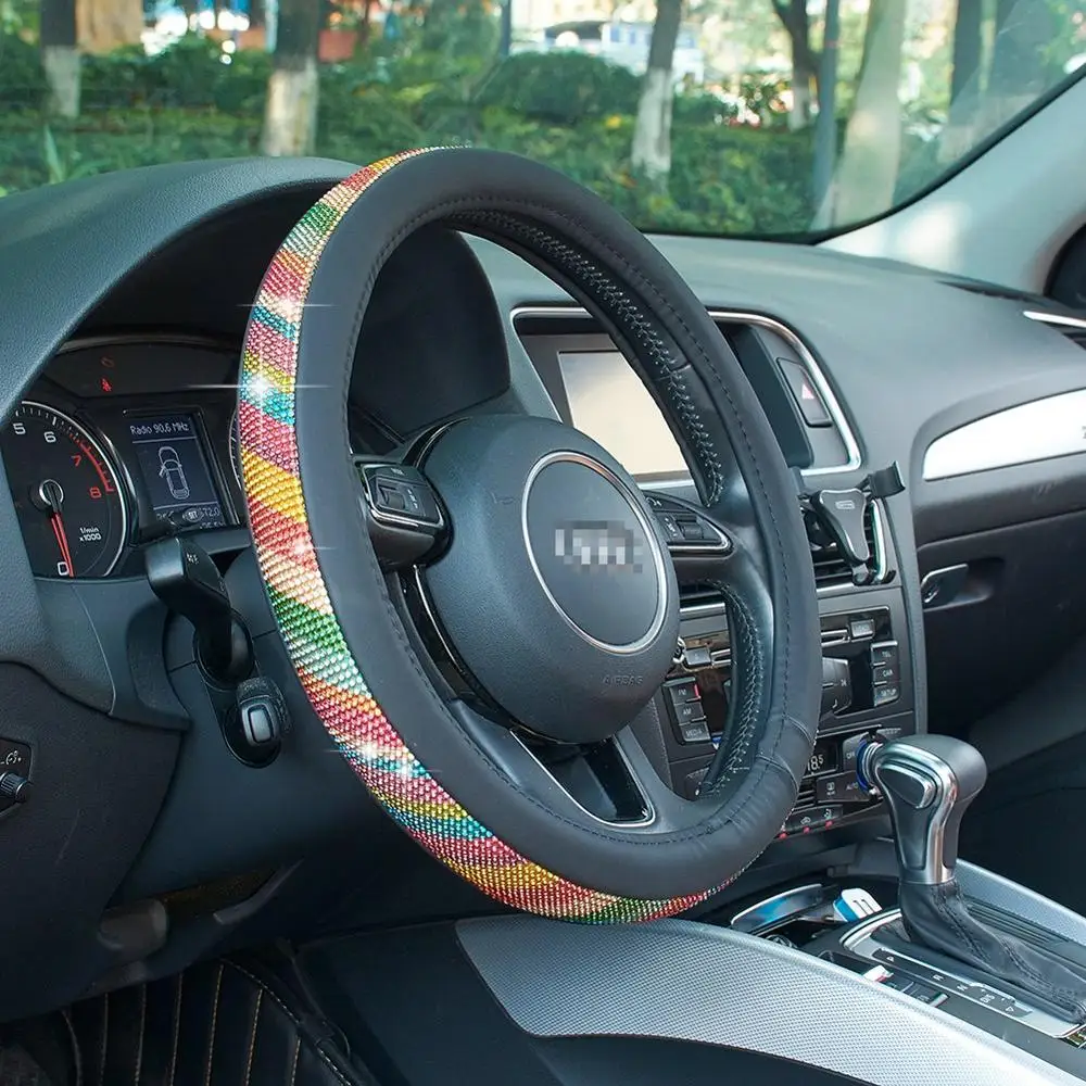 Блестящие алмазные бриллиантовые удобные противоскользящие Чехлы для колес |