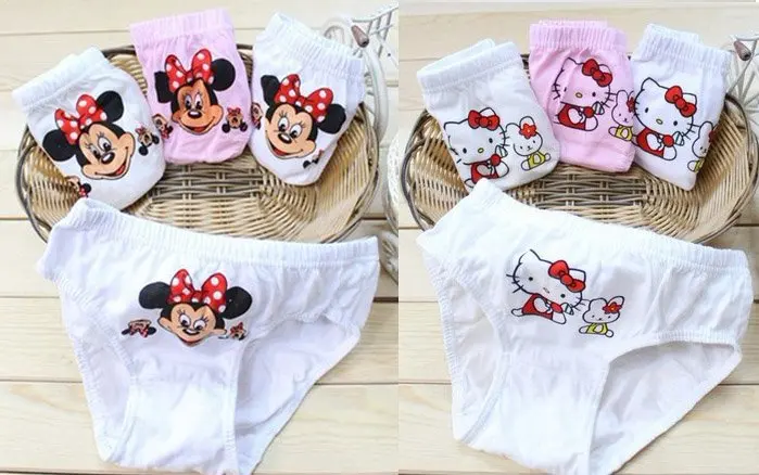 FreeShipping 12pcs/lot KD-007-13 Wholesale:Hello Kitty Lycra cotton girl underwear/children underwear/girls underpants/kid brief | Мать и