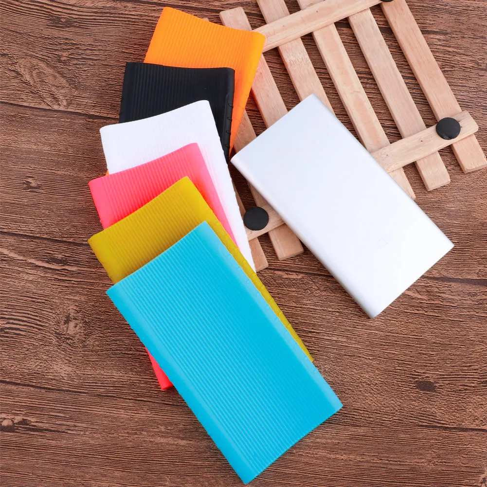 Чехол для внешнего аккумулятора Mi power bank 5000 мАч, силиконовый чехол, резиновый чехол для портативного внешнего аккумулятора