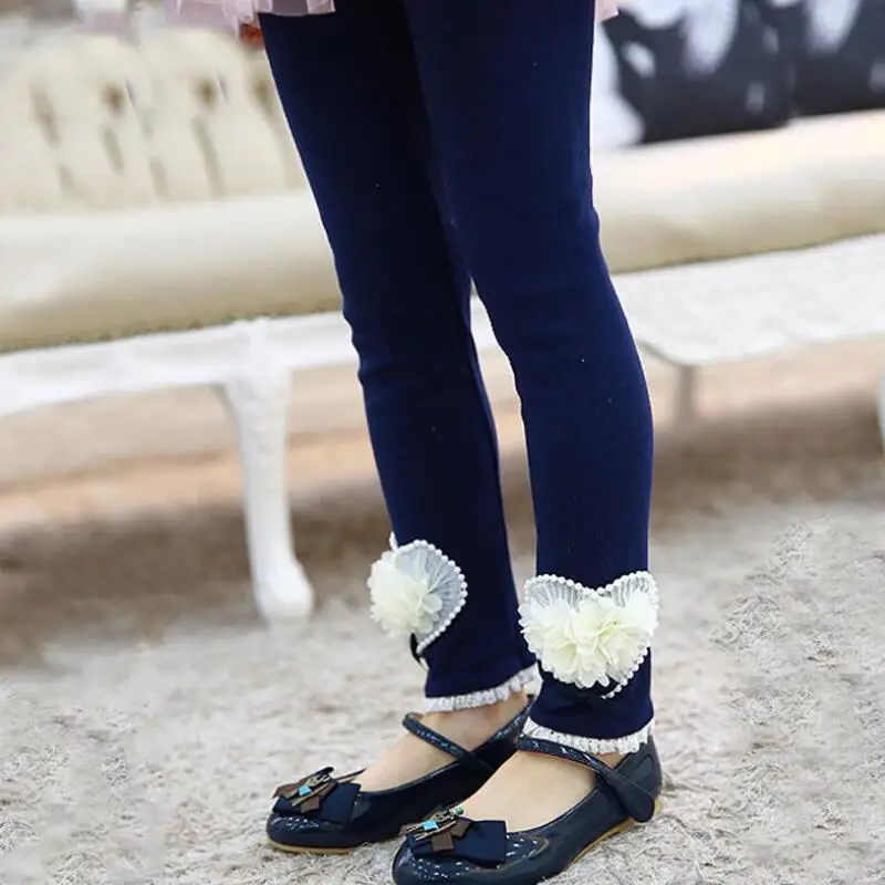 2018 леггинсы для девочек весенне-осенние детские штаны детей с эластичной