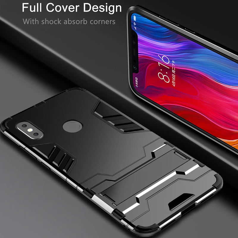 Чехол для Xiaomi Mi A2 A3 Lite противоударный Прочный Гибридный армированный чехол