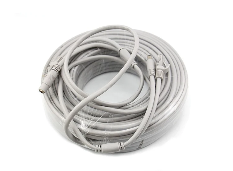 Сетевой кабель RJ45 + DC 12 В 20 м|cable for cctv|cable forcable cord |