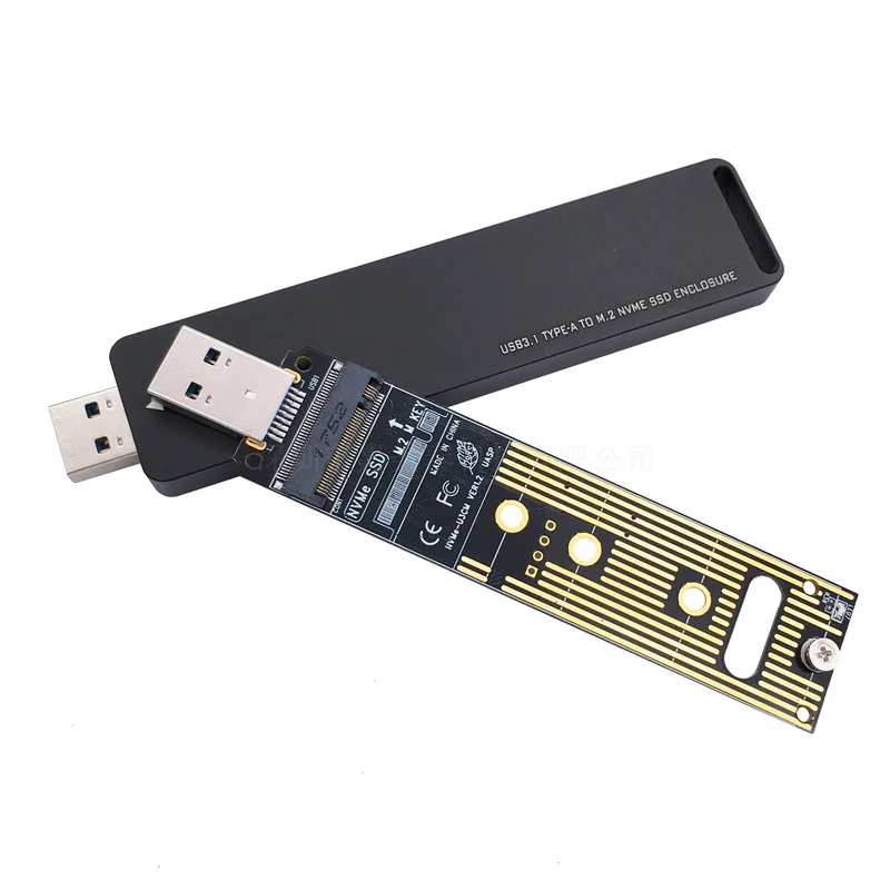 BTBcoin HDD корпус NVME M.2 SSD чехол/корпус M.2 USB адаптер SSD M2 SSD коробка USB3.1 type-A для PCI-E M.2 NVME Корпус для мобильного жесткого диска