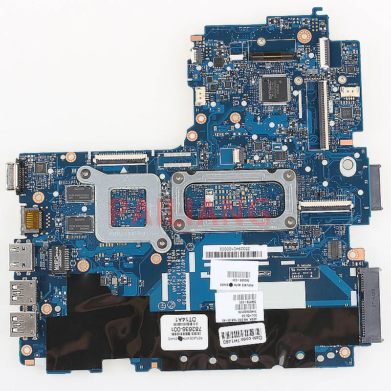 PAILIANG материнская плата для ноутбука HP Probook 450 G2 I3 784118 001 501 ZPL40/ZPL50/ZPL70 LA B181P tesed