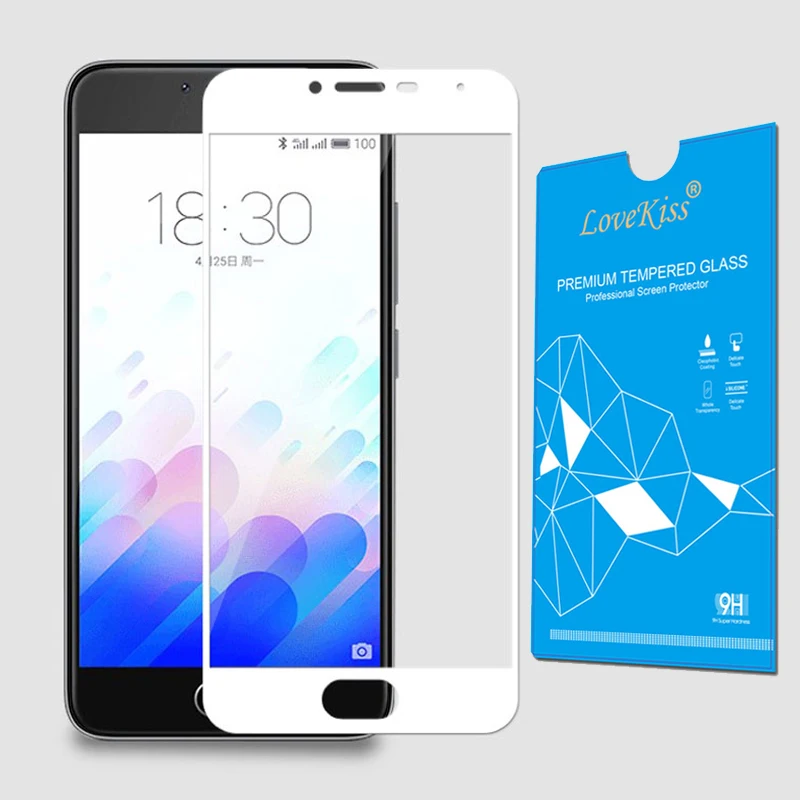 3D закаленное стекло с полным покрытием для Meizu M3 Note M3note 5 дюйма защитная пленка