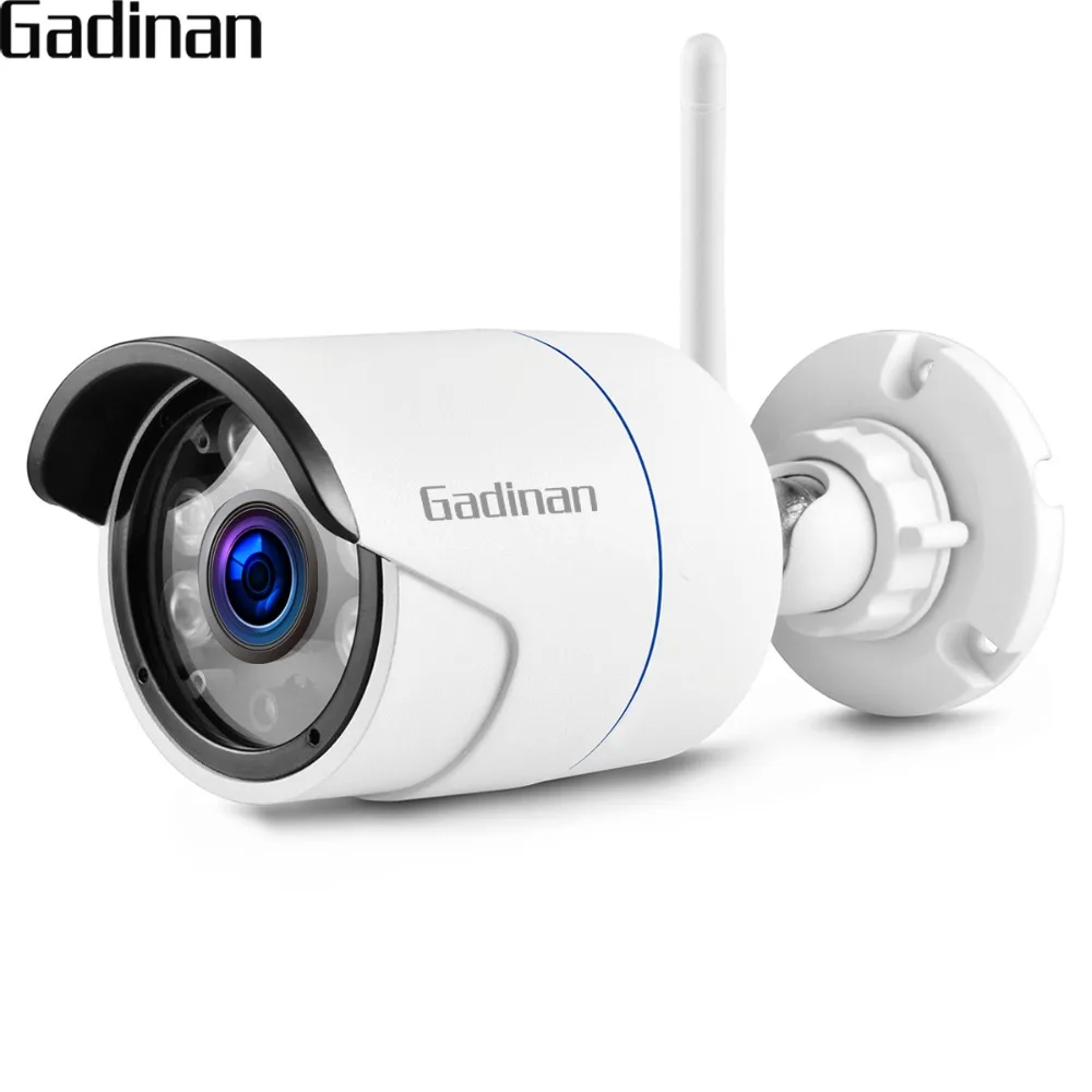 GADINAN iCSee WiFi 720P 960P 1080P наружная Металлическая Цилиндрическая ip камера для