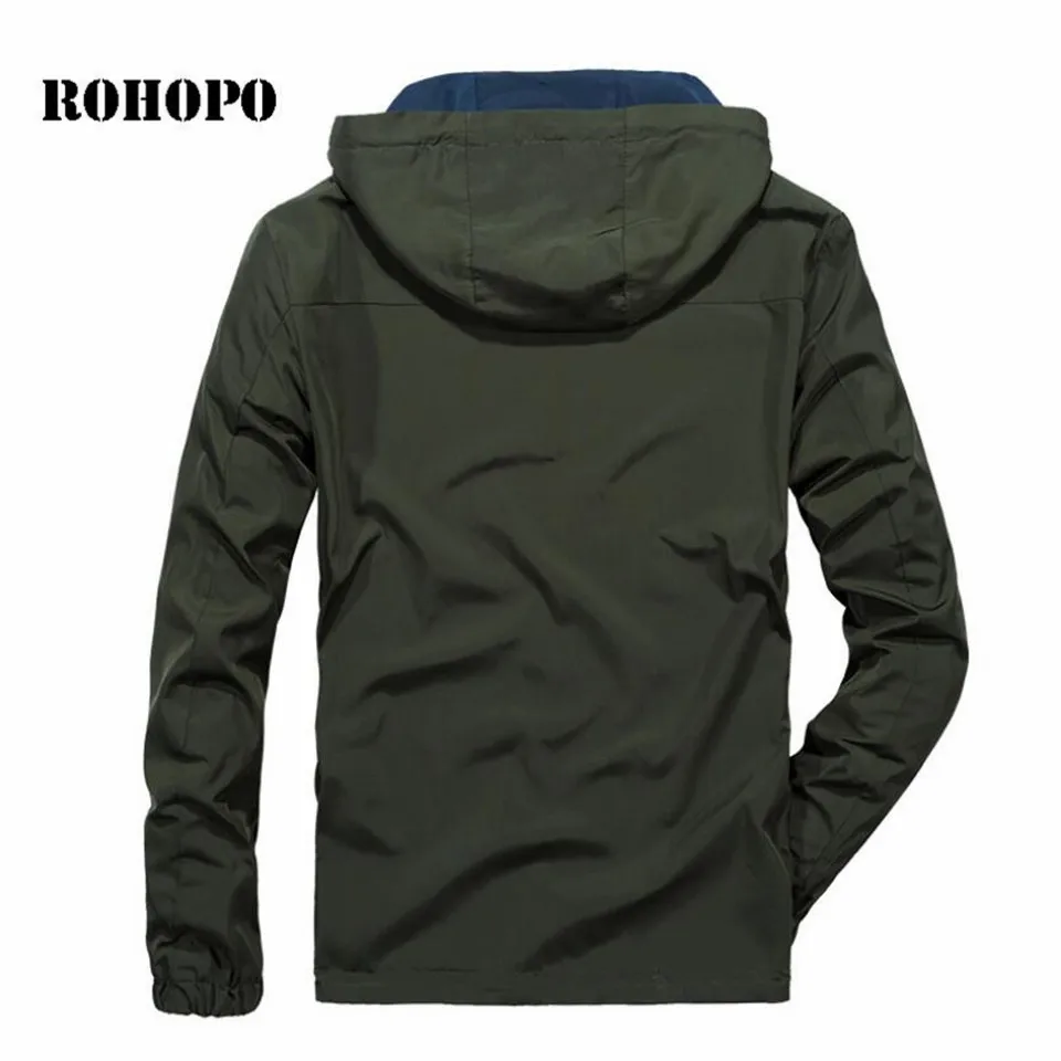 Мужская куртка с двойной стороной ROHOPO 4XL до M Осенний школьный мужской