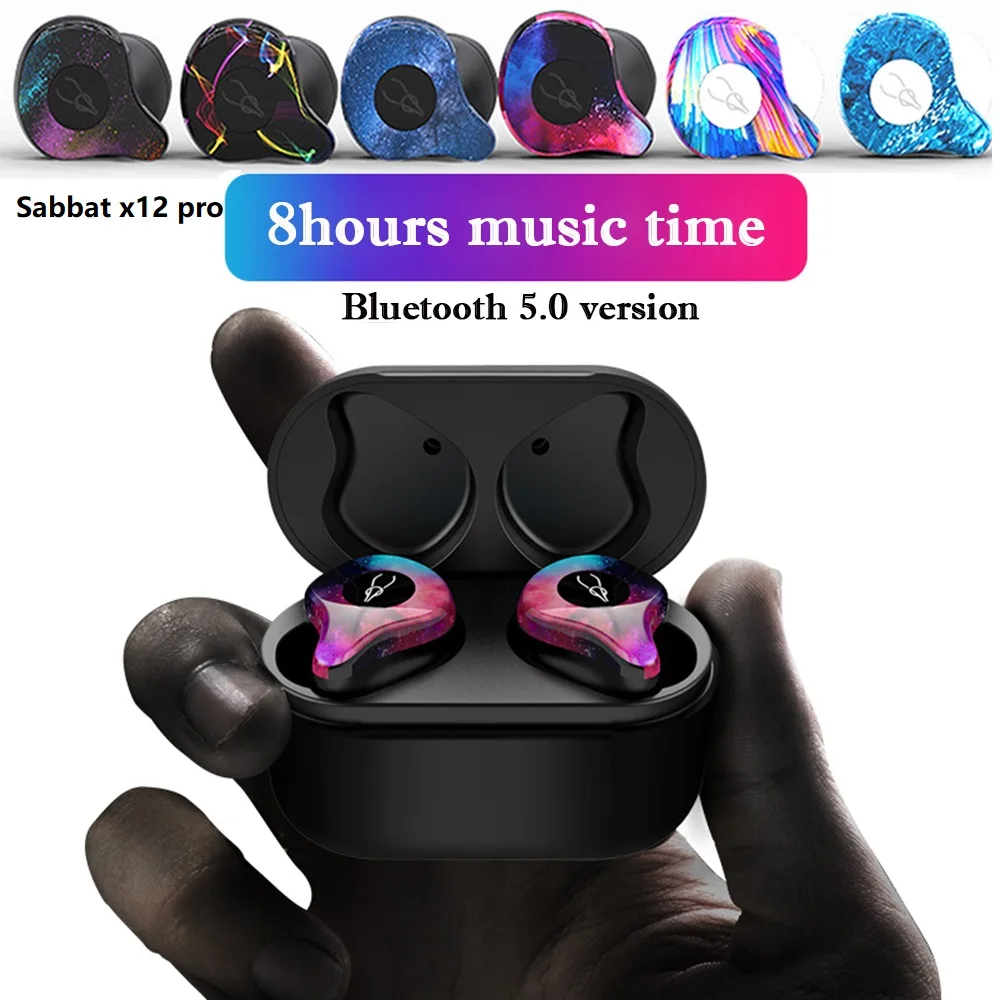 Оригинальные мини наушники Sabbat X12 Pro Bluetooth 5 0 TWS беспроводные спортивные IPX5 с
