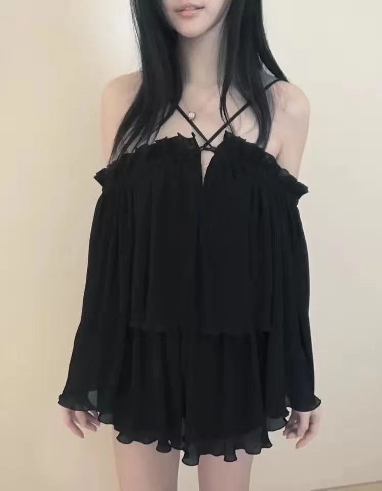 Alice McCall2017 new backless word falbala jumpsuits | Женская одежда