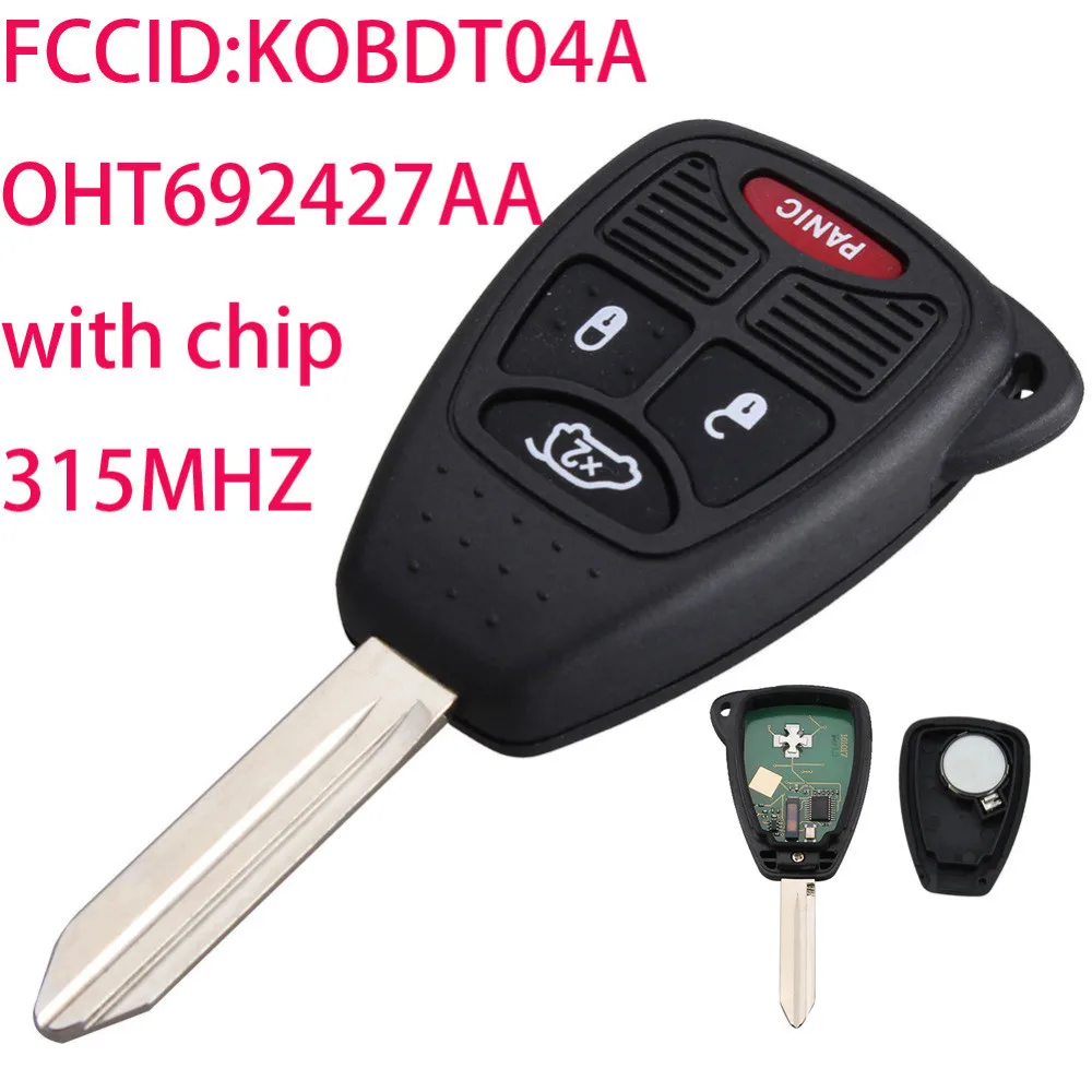 OHT692427AA ключи для автомобиля пригодные джипа Grand Cherokee 2005 Автомобильный ключ