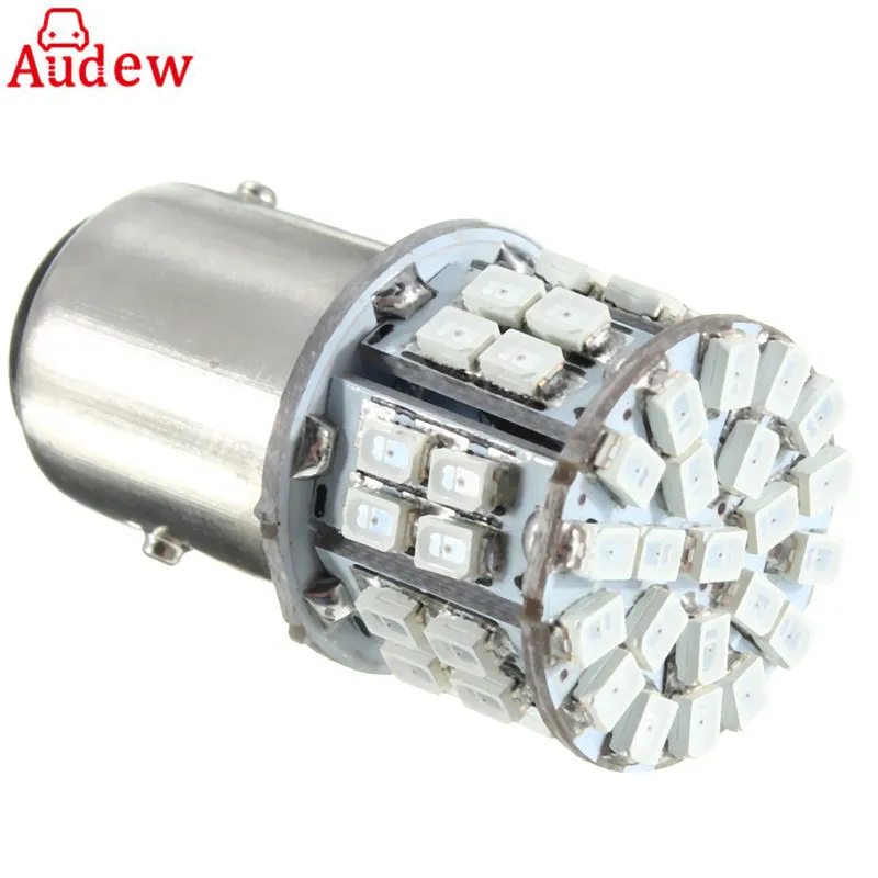 1157 BAY15D 50 SMD красный свет Автомобильный задний стоп сигнал Светодиодная лампа 3 Вт
