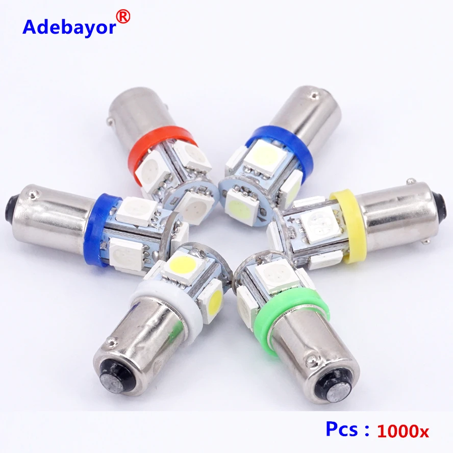 1000X T11 BA9S 5 SMD 5050 светодиодный ные светильник пы 5SMD T4W 1445 Q65B H6W 182 53 57 автомобильные