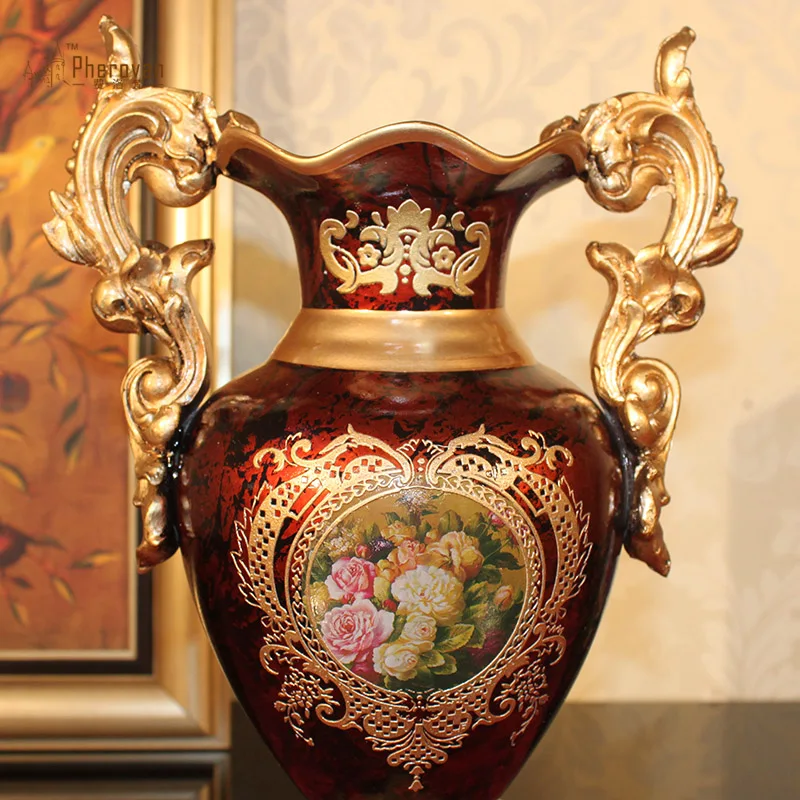 Mihou Rui Европейская керамическая ваза Европейский пол для гостиной специальное