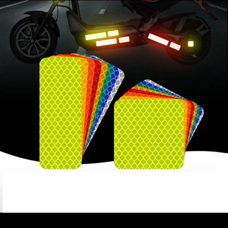 4 шт. наклейки на двери автомобиля Авто предупреждающий знак Светоотражающие