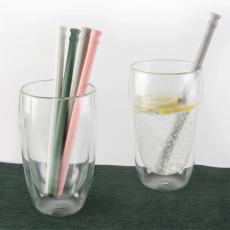 Складная многоразовая Чистящая Щетка футляр для напитков аксессуары 1 набор