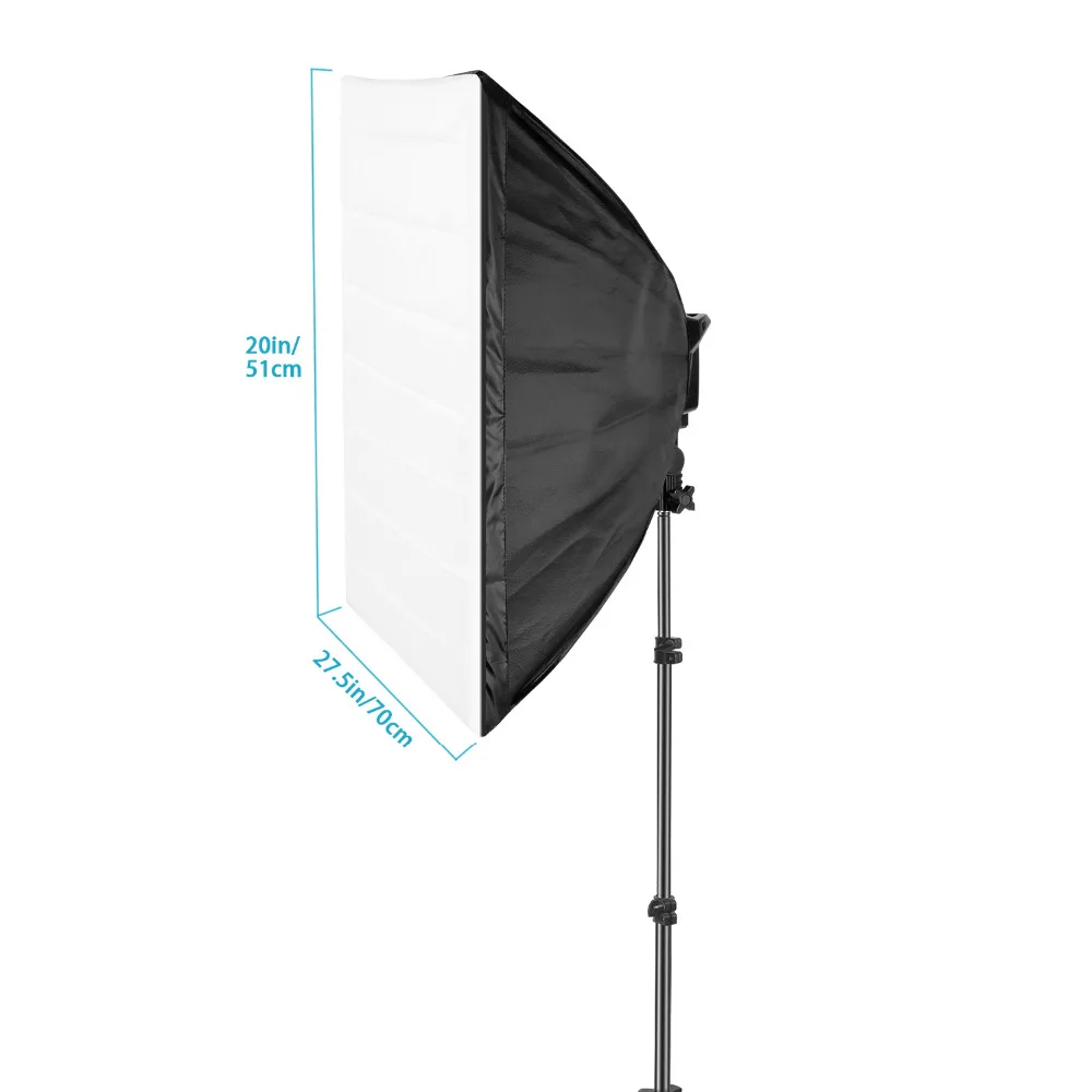 Neewer 800 Вт софтбокс для студийной фотосъемки комплект освещения: (1) 20x27 дюймов 4