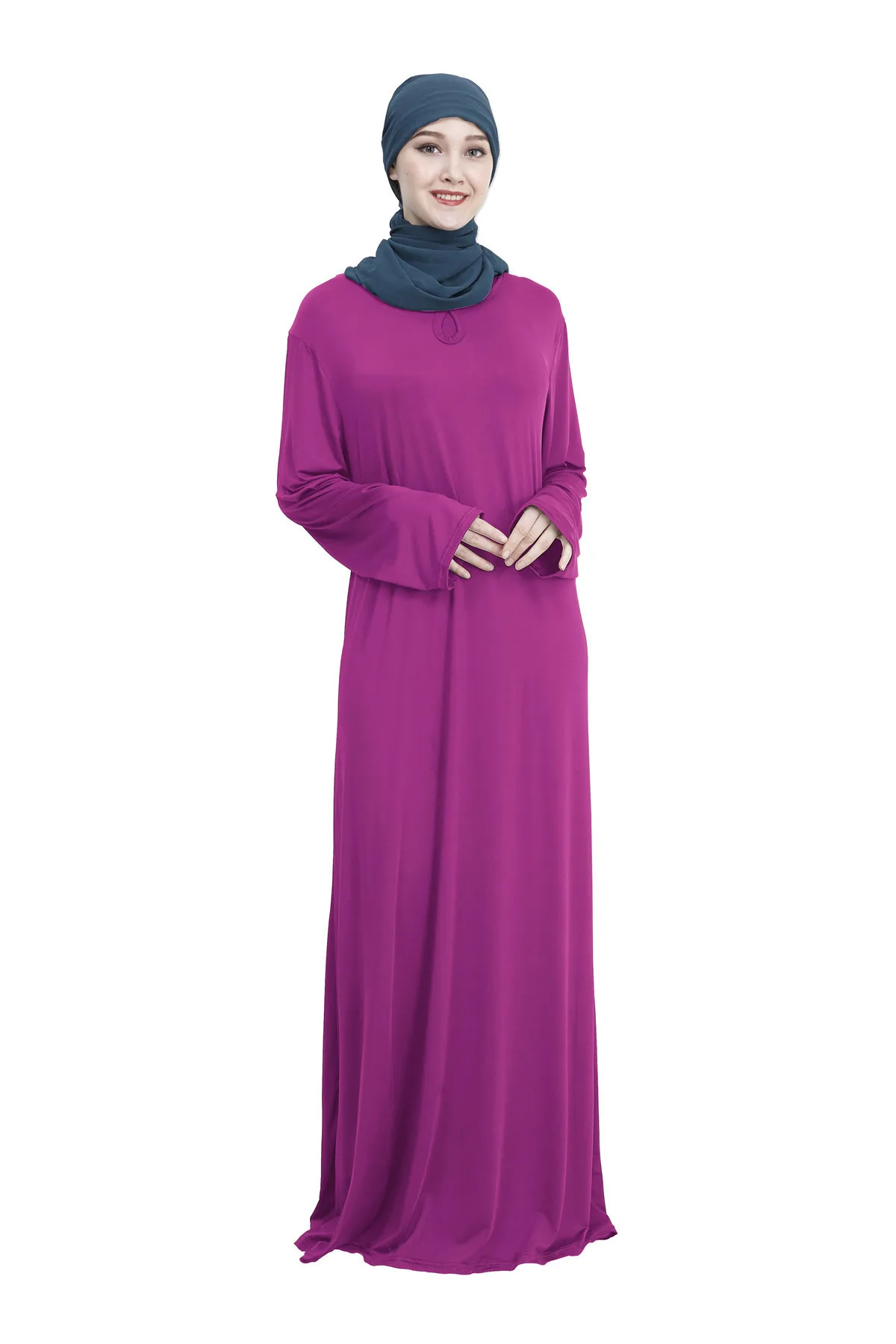 Мусульманское длинное платье Abaya мусульманское макси на Ближнем Востоке Дубай