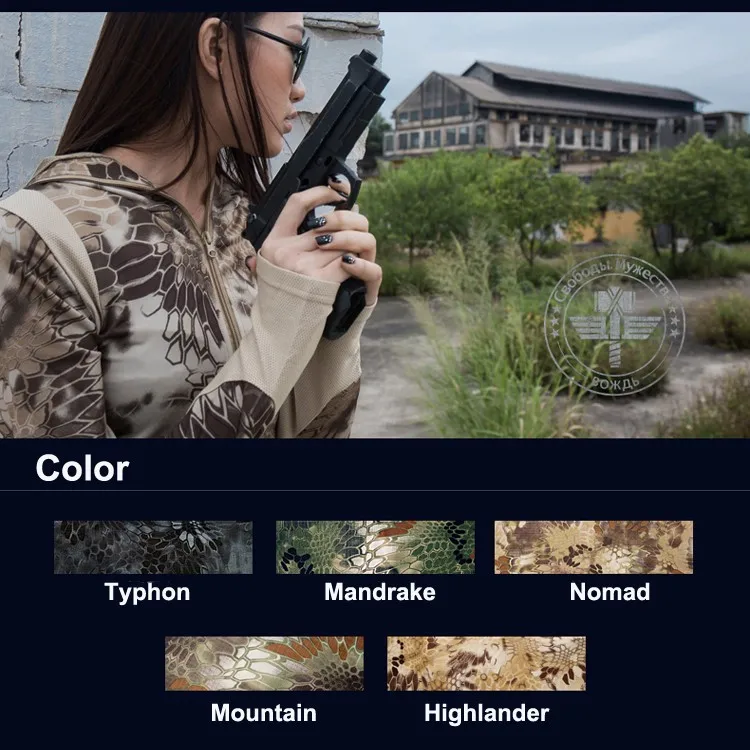 Kryptek Typhon Camo Женская толстовка с капюшоном, Охотничья быстросохнущая девушка, тактическая толстовка с капюшоном для девочек