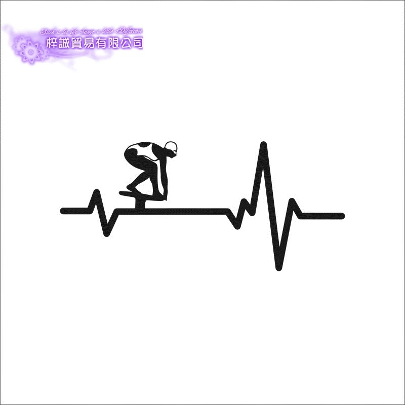 Женские настенные Стикеры для плавания виниловые наклейки плавания|Наклейки на