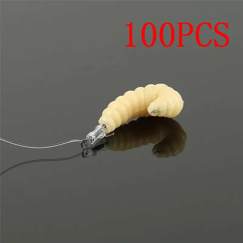 100 шт. рыболовные приманки в виде червей 2 4 см|fishing worms|worm lurefishing lure |