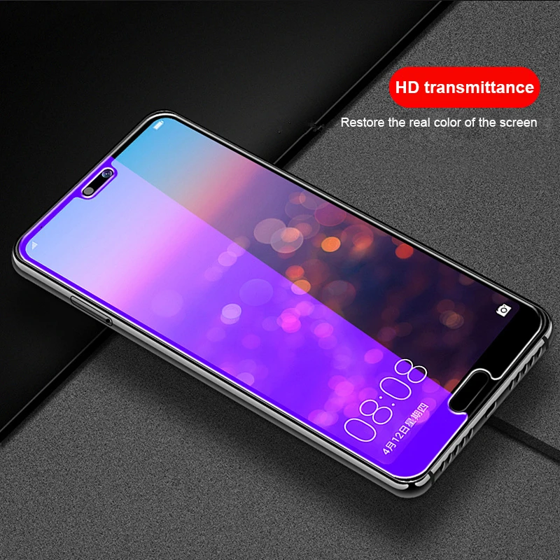 HUKU 2 шт. 9H полное покрытие закаленное стекло для Huawei P20 Pro lite Защита экрана камера