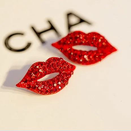 EH353 labios губы известного бренда aretes новые 2019 серьги бижутерия гвоздики для