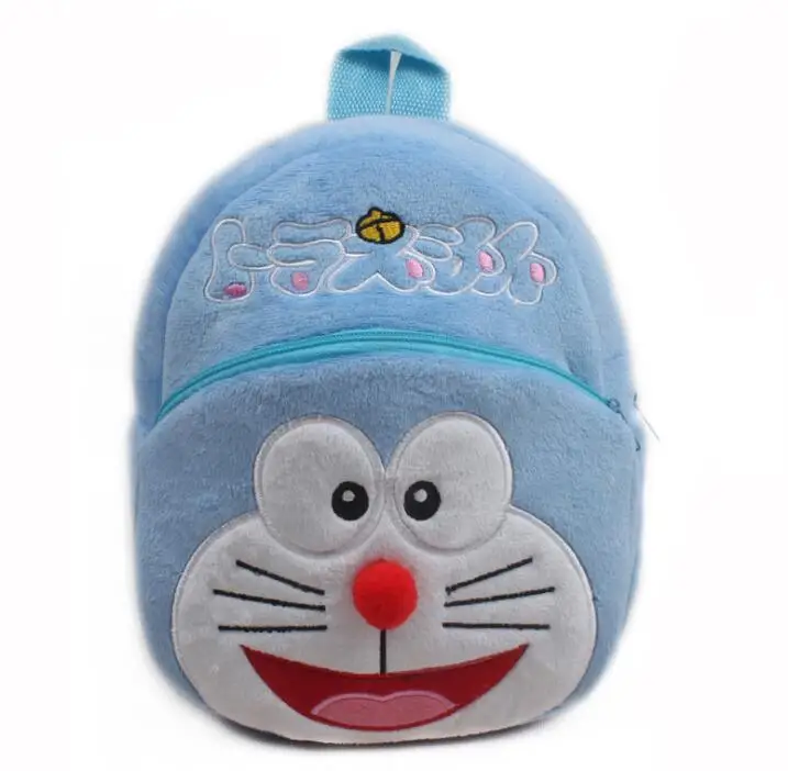 Doraemon Детский плюшевый рюкзак с изображением Минни Маус, мини-рюкзак с Пикачу, школьная сумка супергероя, детские подарки для детского сада, для мальчиков и девочек, детская Студенческая сумка, игрушка - Цвет: Doraemon