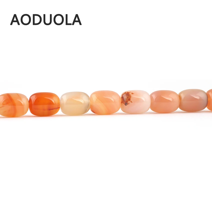 Бусины из зелёного натурального камня для браслетов 11 х14 мм 28 шт./партия |