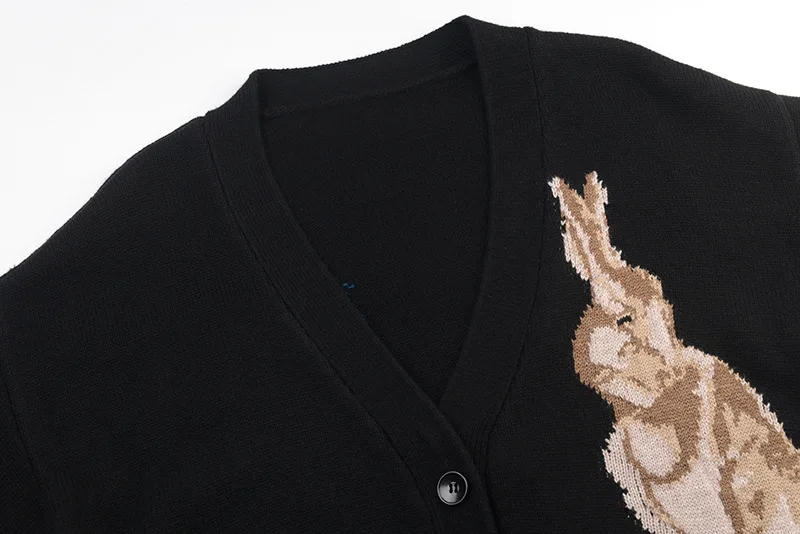 Новинка 2018 длинный вязаный женский кардиган GRUIICEEN свитер брендовый дизайнерский