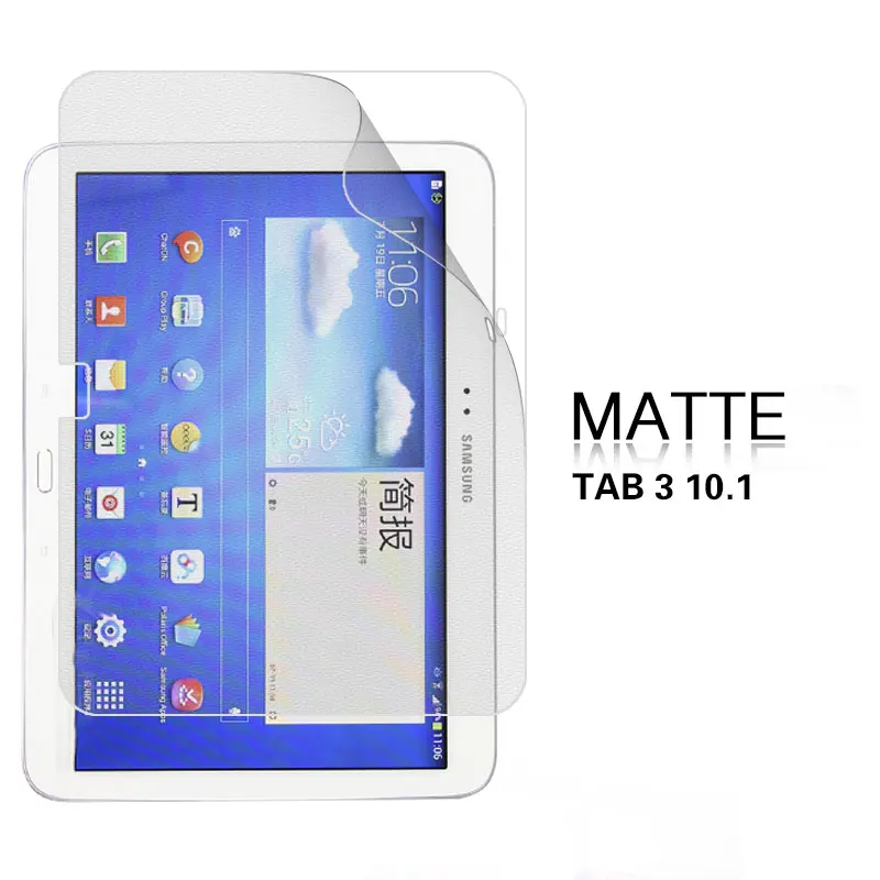 Прозрачная глянцевая пленка HD для Samsung GALAXY Tab 3 8 0 &quot10 1 10 1&quot T310 T311 T315 P5200 матовая