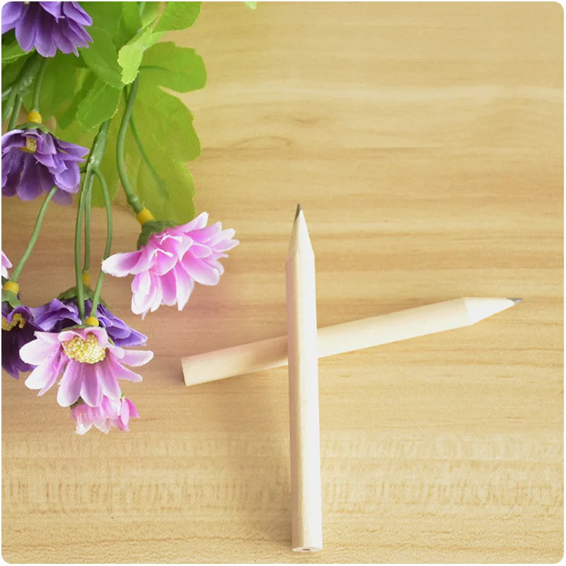 

200pcs 8.8cm long small pencils wooden material free shipping