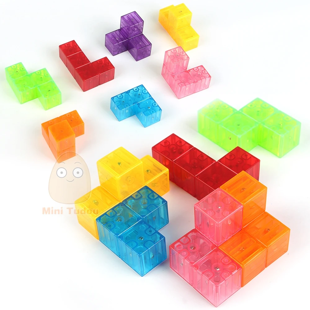 Mini Tudou бесконечное куб игрушки для детей волшебный Магнитный головоломка игры Обучающие специальные