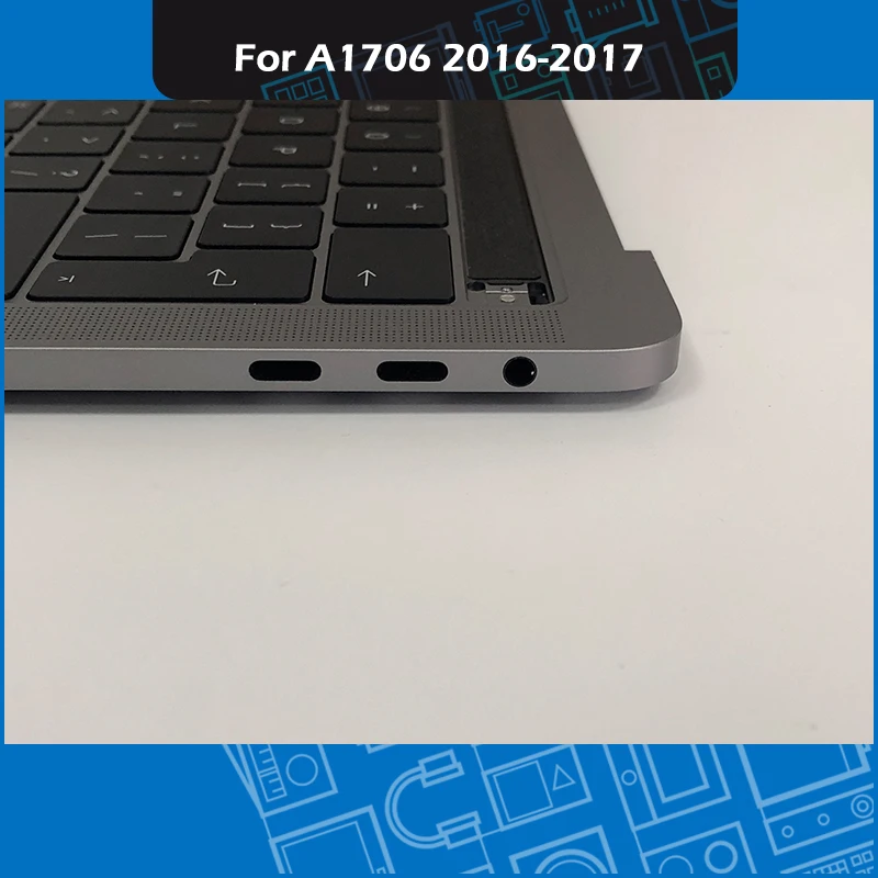 Space Grey A1706 Topcase UK Layout Palm rest for MacBook Pro Retina 13