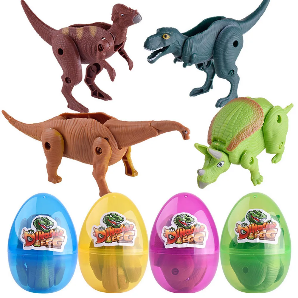 Преобразования моделирование Игрушечная модель динозавра динозавр Сбора яиц - Фото №1