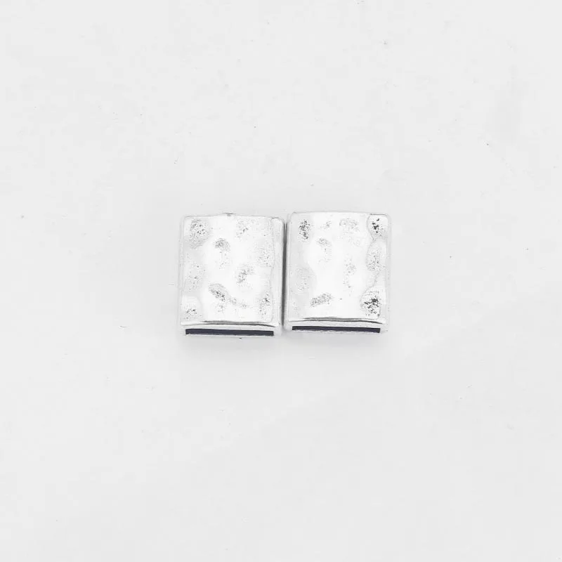 10pcs Square Shape Slider Spacer Fit Flat Leather For Bracelet Making DIY Fashion Jewelry Accessories 10x2mm | Украшения и