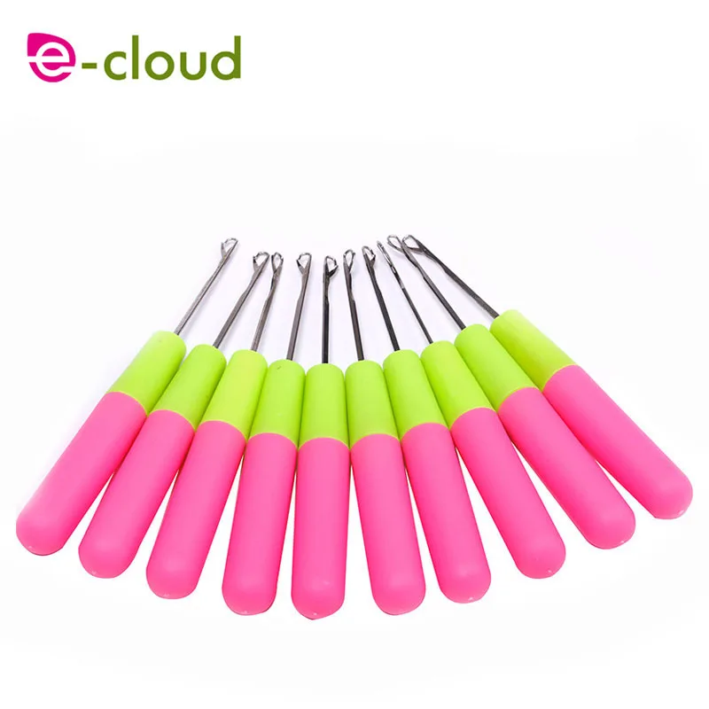 

5pcs/lot 15.5cm Handle Tool Crochet Hooks Weave Knitting Knit Braid Needle Craft Hair Hot Products for Hair Braids