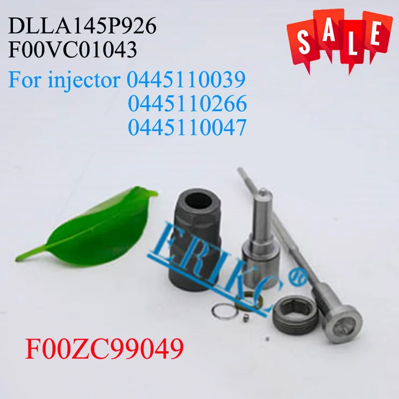 

ERIKC F00ZC99049 комплект для ремонта дизельного инжектора сопла DLLA145P926 клапан F00VC01043 для BMW Rover 0445110266 0445110039
