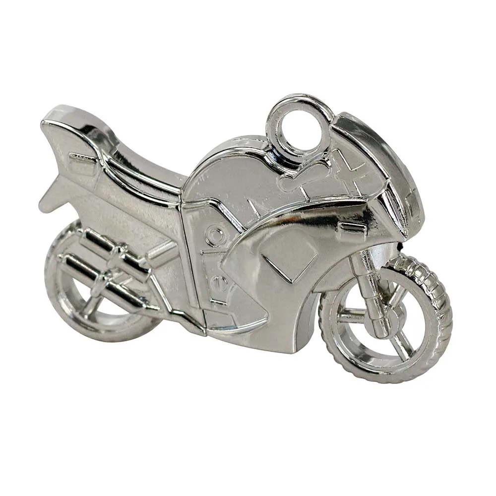 Silver Интеллектуальные USB флеш-накопители 64 Гб металл мотоцикл CL USB память автомобиля 128 ГБ, USB флеш-накопители 8 ГБ 16 ГБ 32 ГБ 64 Гб флешки - Цвет: Silver
