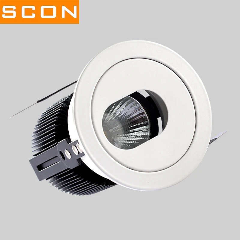 SCON AC110-240V ресторан отель engineering7W/12 W Светодиодный прожектор COB Cree настенный светильник в виде барабана стиральной машины CRI Ra> 93 Современное Внутреннее освещение