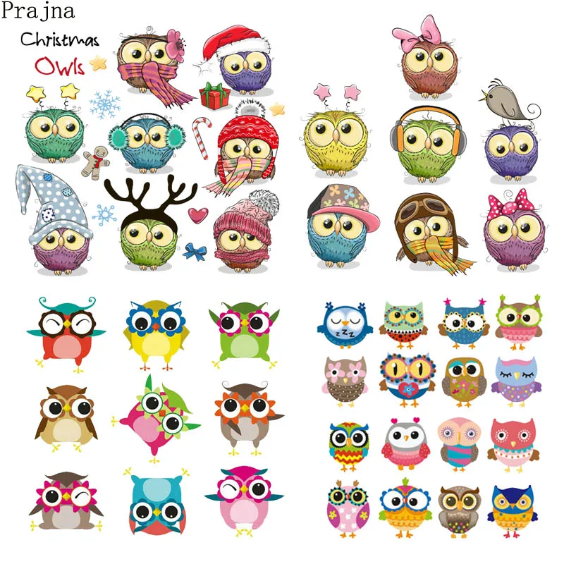 Термопереводная виниловая термопереводная наклейка Prajna с изображением совы