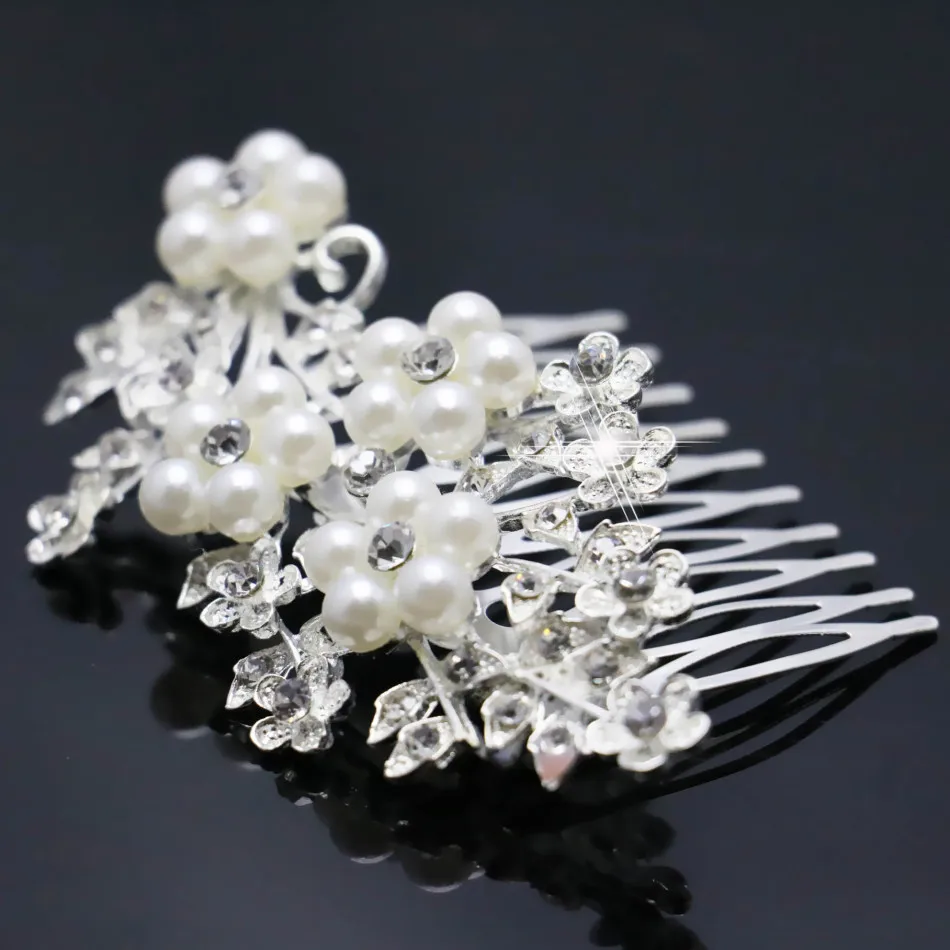 2021 новый свадебный заколка для волос с кристаллами модные в форме цветка и