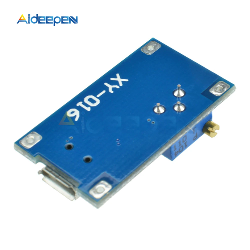 5 шт. Повышающий Модуль MT3608 DC 2 а с MICRO USB в 24 до В 9 12 28 в|Детали и аксессуары для