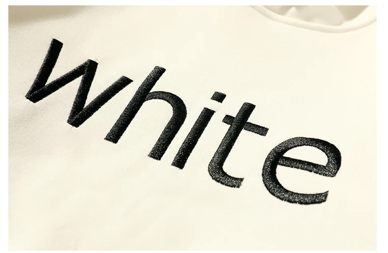 Осень-весна прилив Для мужчин из Толстовки с принтом букв буквы вышитые