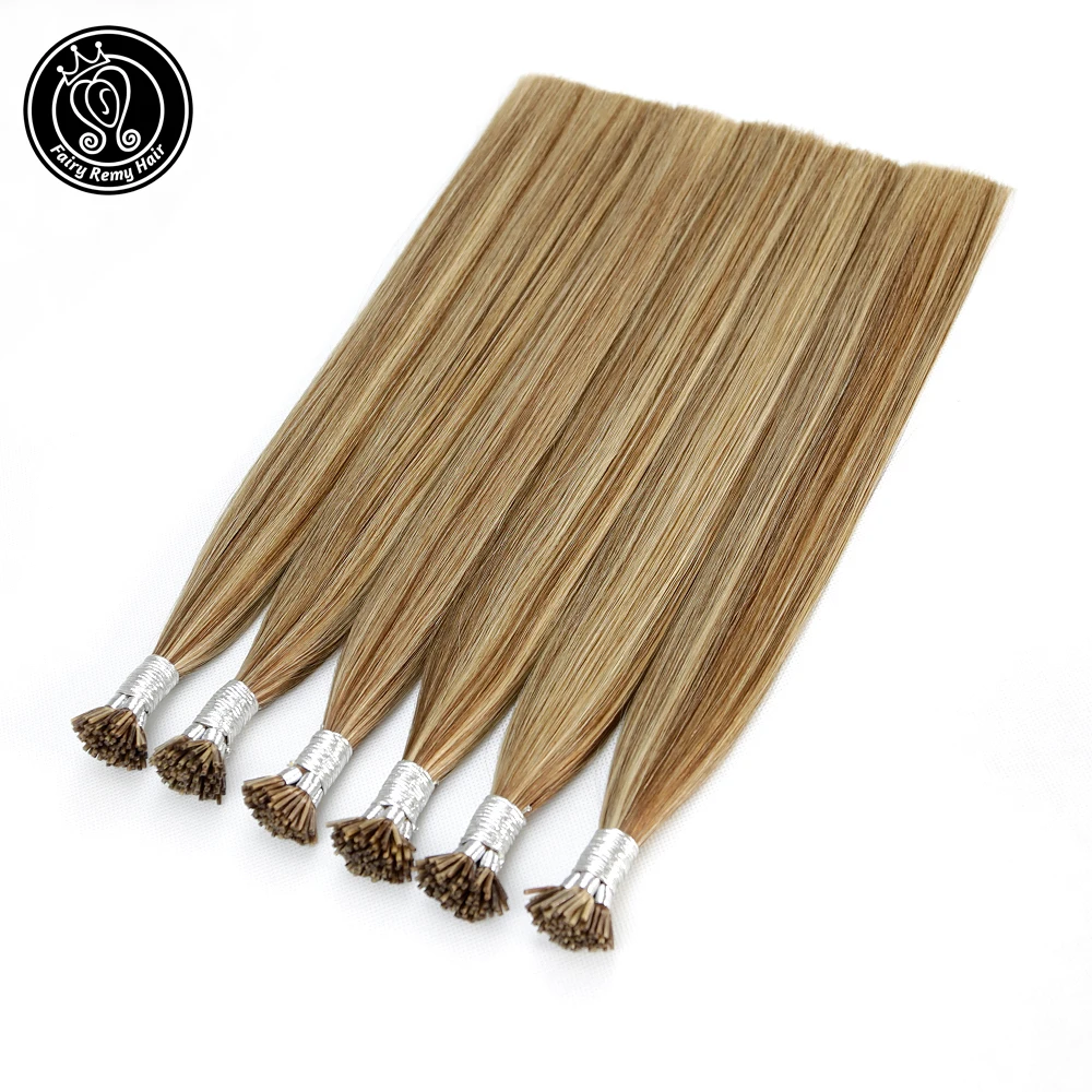 Сказочные волосы Remy 0 8 г/локон 14 дюймов человеческие с кератиновым наконечником