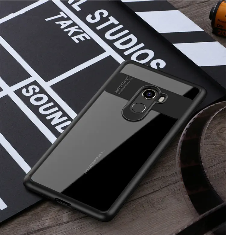 Xiaomi mi x 2 Чехол крышки Aojun прозрачный силиконовый Гибридный противоударный чехол
