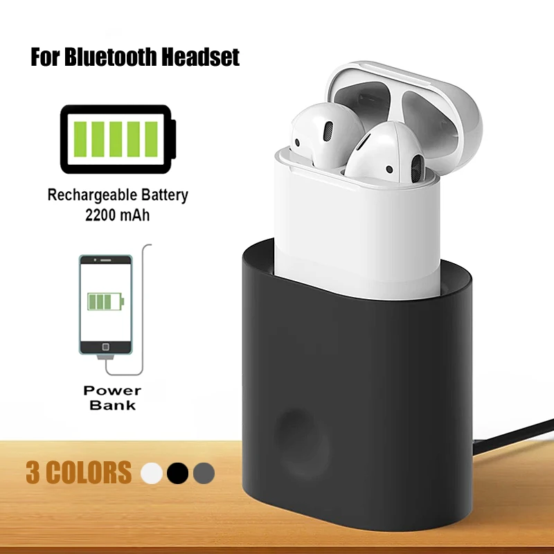 Силиконовый защитный чехол для Airpods i7 i10 tws зарядный чехол Настольная подставка держатель для зарядки док-станции Аксессуары Гаджеты
