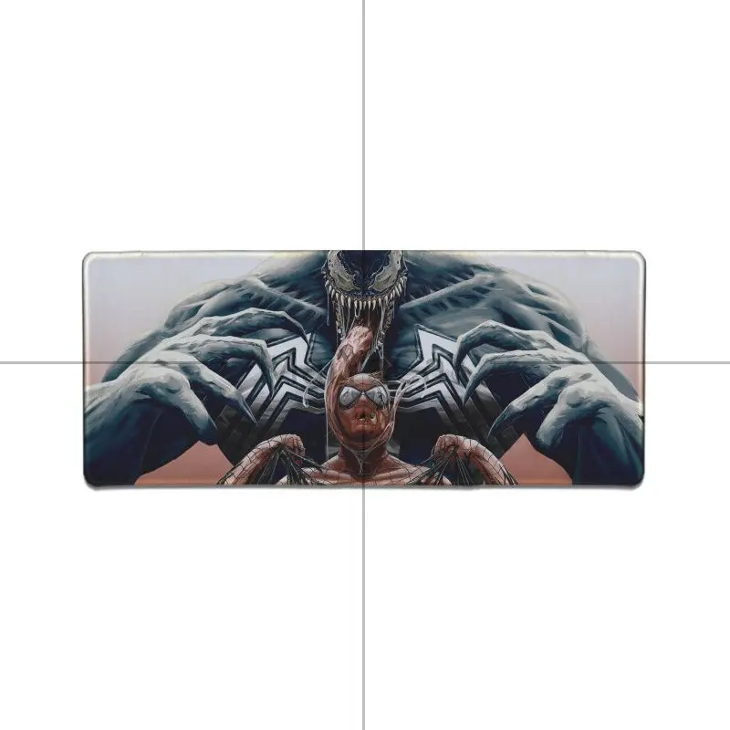 Lock Edge 40X90cm Maiyaca агент Человек-паук Веном marvel HD натуральный резиновый игровой коврик для мыши Настольный коврик модный дизайн коврик для мыши игровой - Цвет: Lock Edge 40X90cm