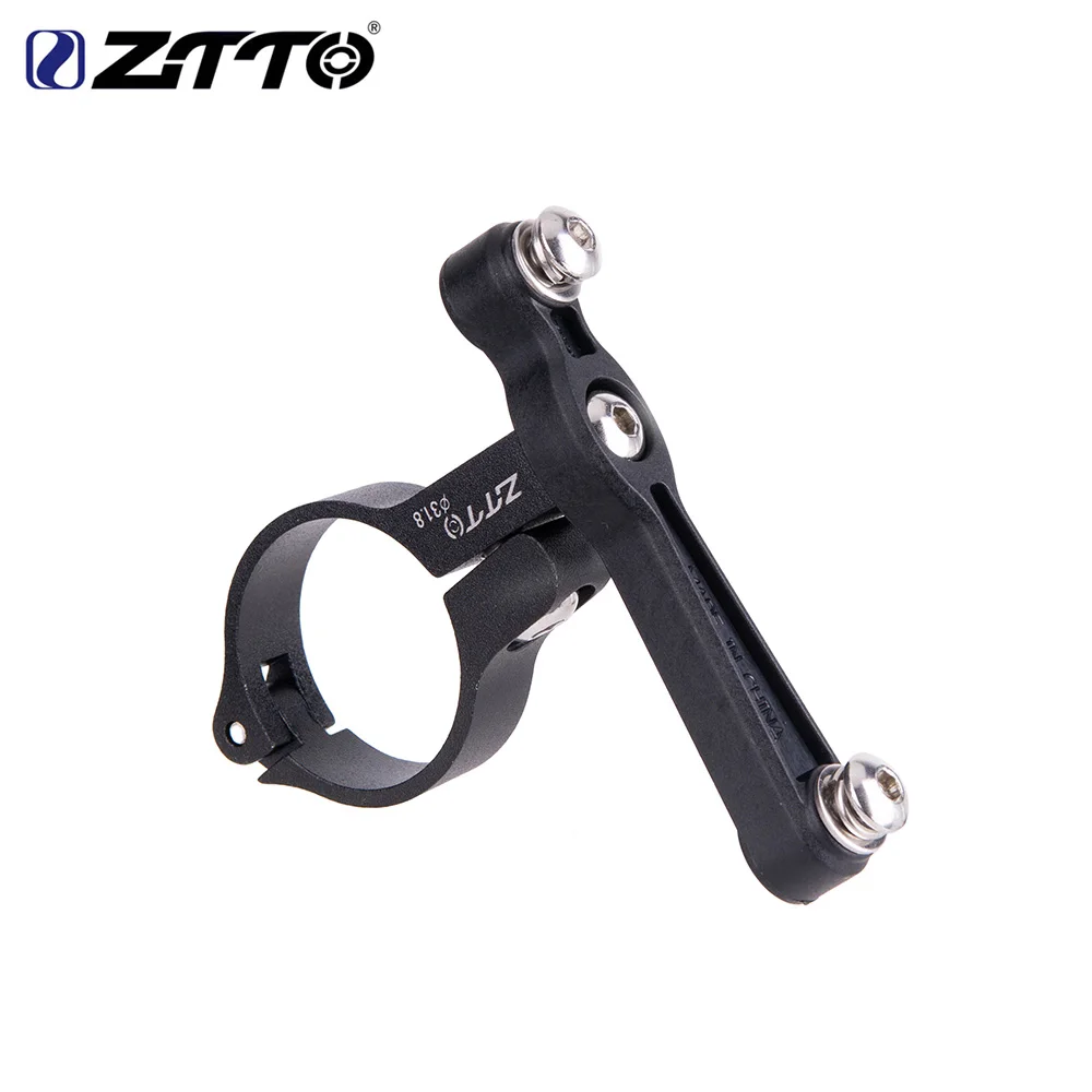 Black ZTTO MTB Дорожный велосипед Велоспорт Открытый бутылка для воды Зажим Болт клетка держатель адаптер Поддержка переходный разъем крепление на руль - Цвет: Black