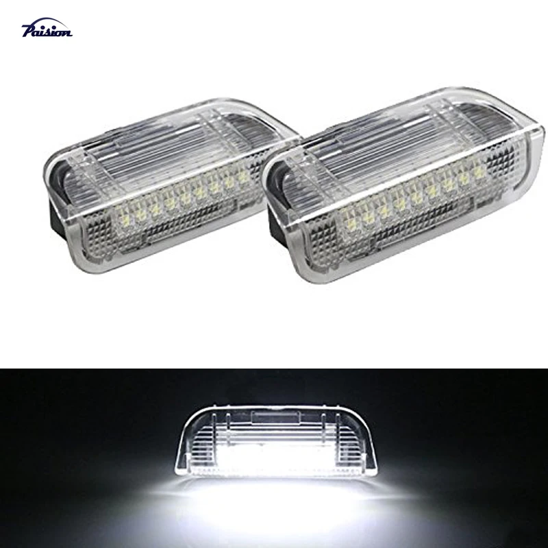 2 шт. белые безотказные 18 светодиодный ные ступенчатые дверные фары для Volkswagen VW Golf